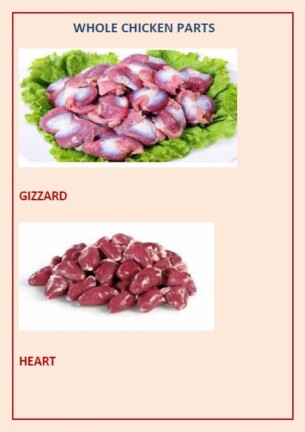 Viande de poulet et abats