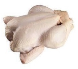 Poulet entier prêt à rôtir 