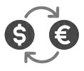 Dessin stylisé illustrant les devises et les abréviations standard dans le milieu des affaires