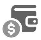 Dessin stylisé illustrant un portefeuille électronique destiné au stockage et à la transaction de la cryptomonnaie